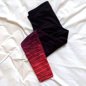 C9 by Champion Duo Dry Ombre Neon Pink Gradient Leggings M